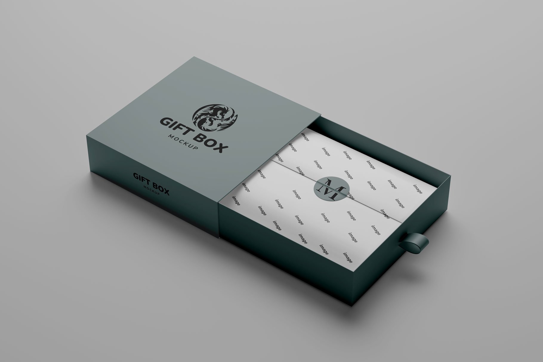 Gift Box Mockup preview image.