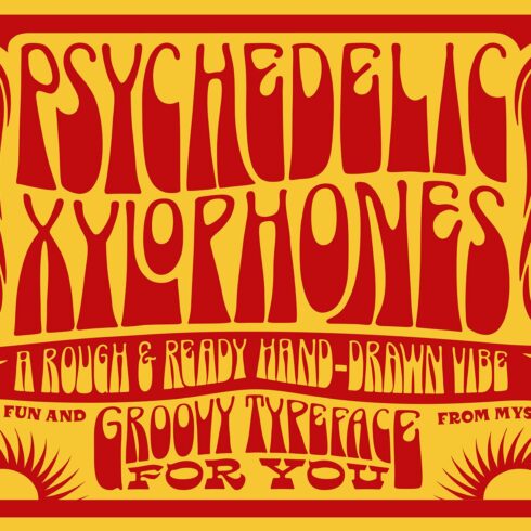Psychedelic Xylophones Font cover image.