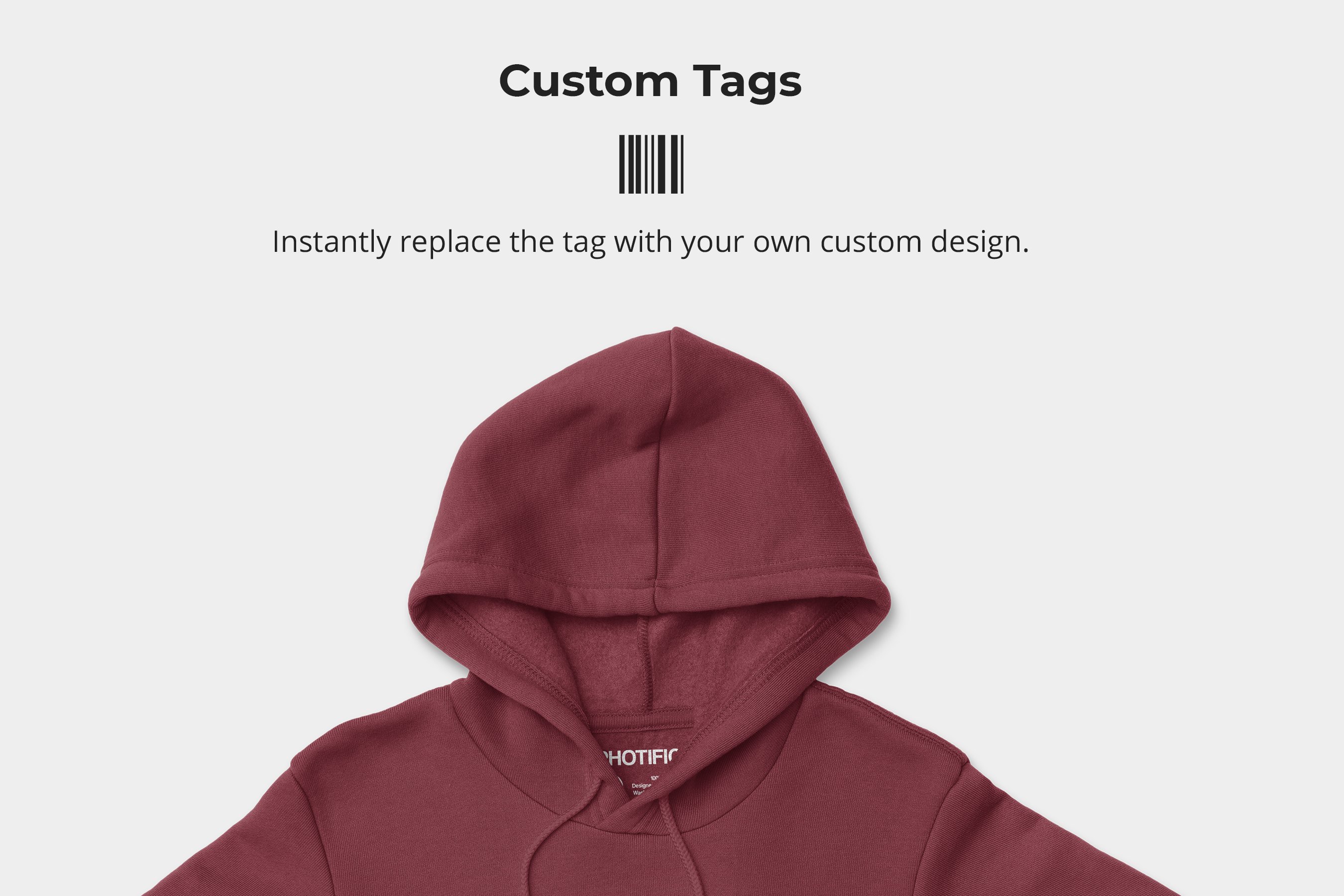 pullover hoodie photoshop custom tags 37