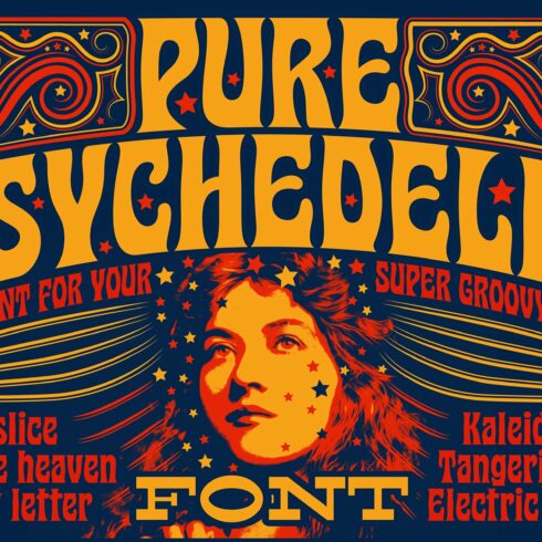 Pure Psychedelia Font cover image.