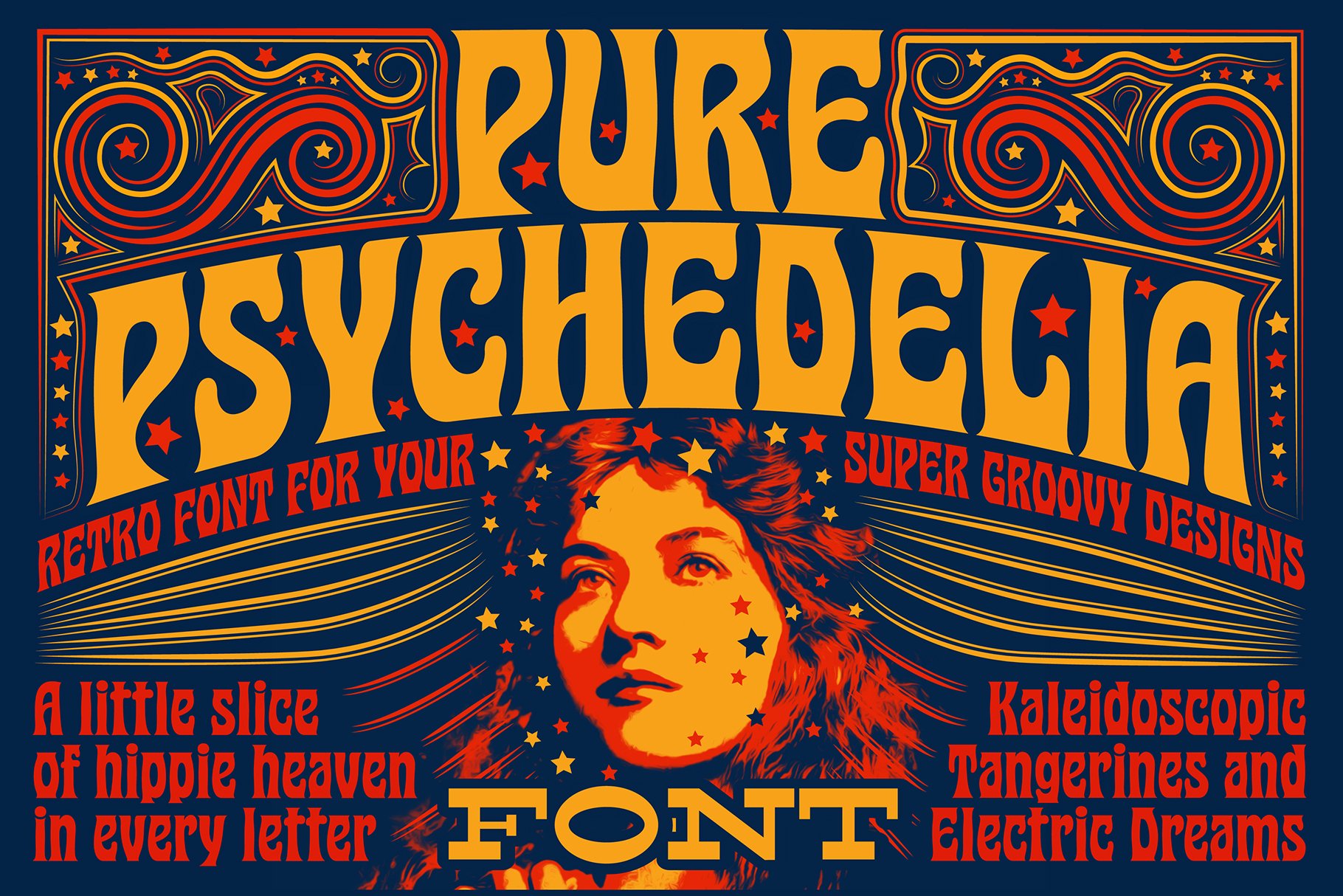 Pure Psychedelia Font cover image.