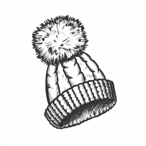 Winter Hat With Woolen Pompon cover image.