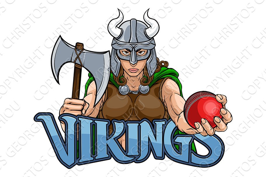 Viking Female Gladiator Cricket cover image.