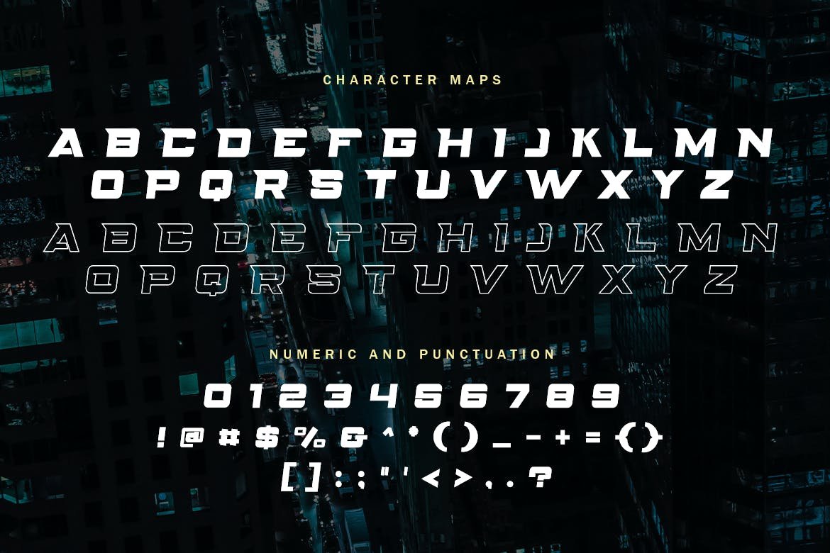 quickstarter racing gaming font10 824