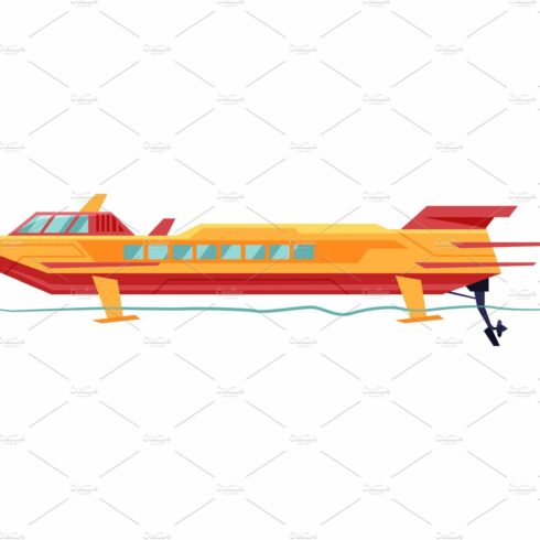Power Boat or Speedboat, Orange cover image.