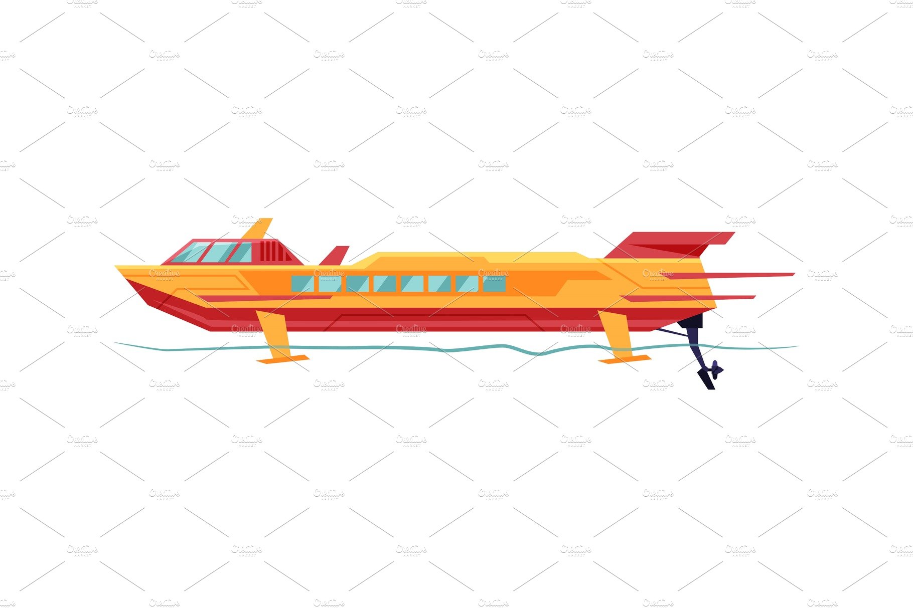 Power Boat or Speedboat, Orange cover image.