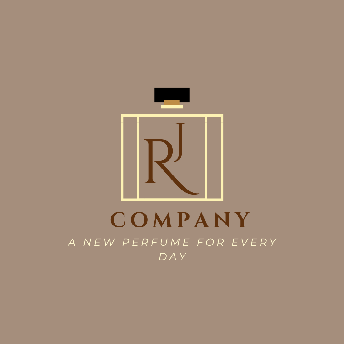 Perfume Logo Vector Art PNG, Golden Logo For Perfume Sell, Perfume, Logo,  Company PNG Image For Free Download