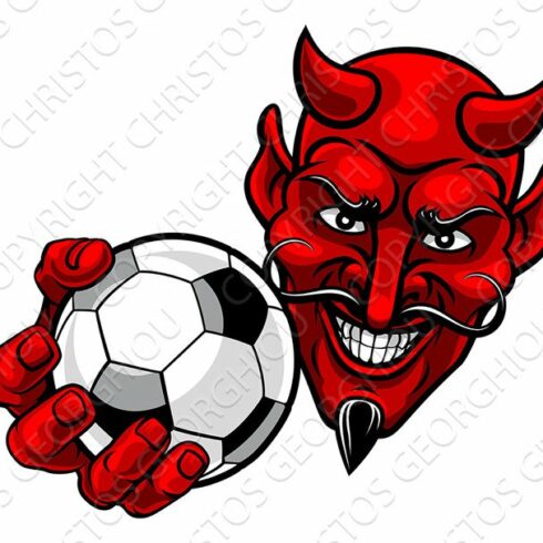 Devil Soccer Football Ball Sports cover image.