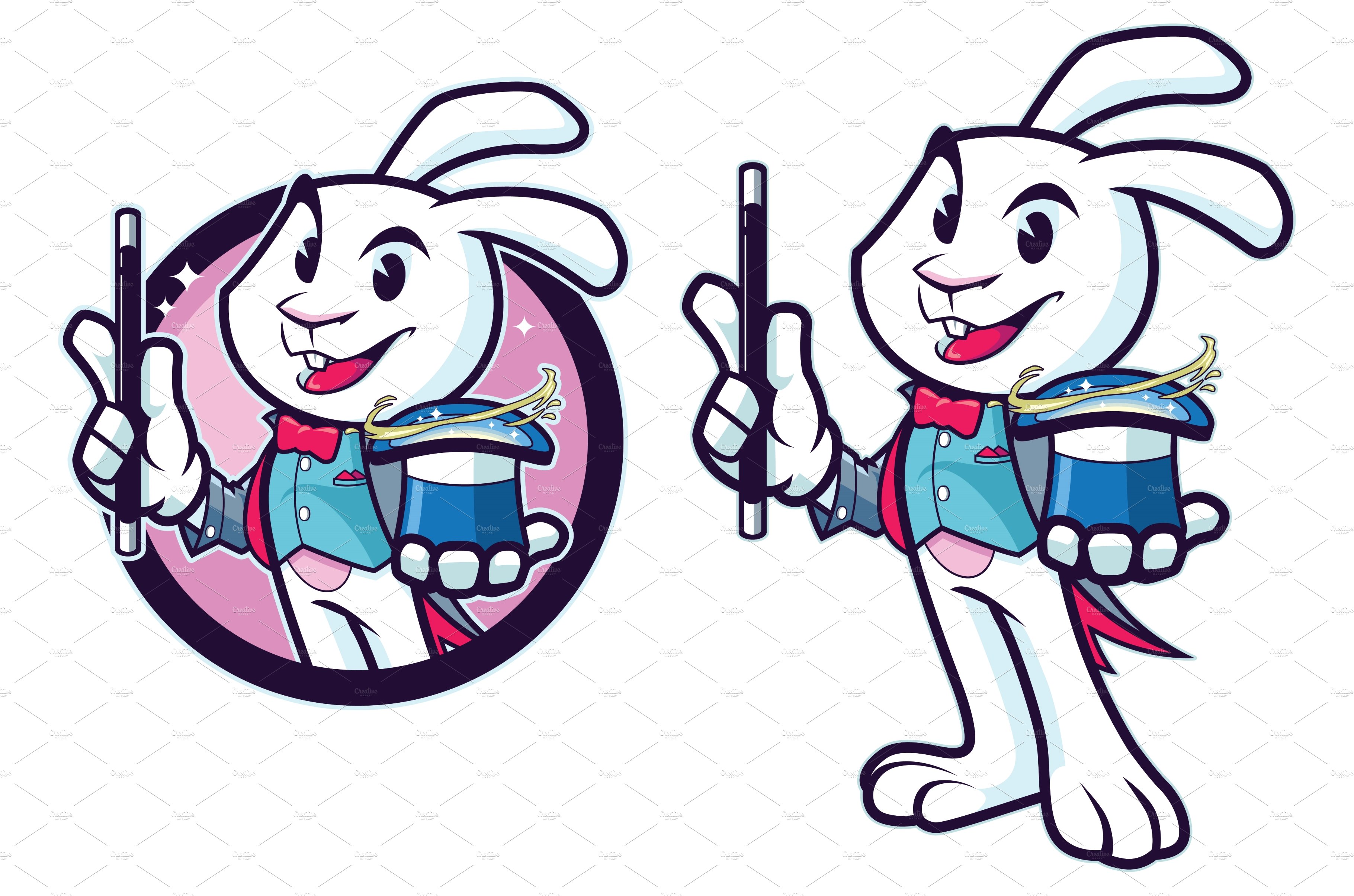 Rabbit Magician Mascot cover image.