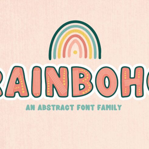 Rainboho - Layered Font Family cover image.
