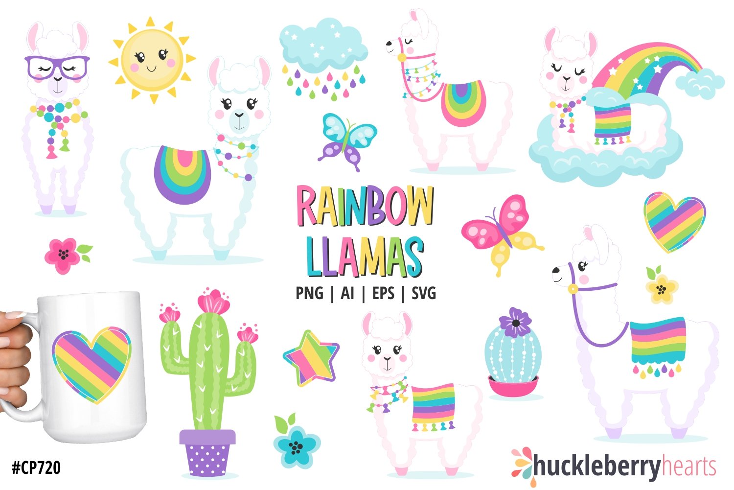 Rainbow Llamas cover image.