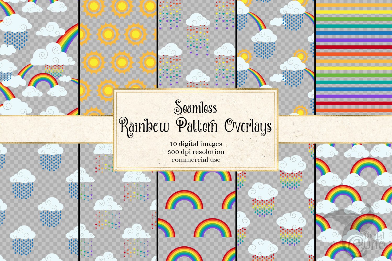 Rainbow Pattern Overlays cover image.