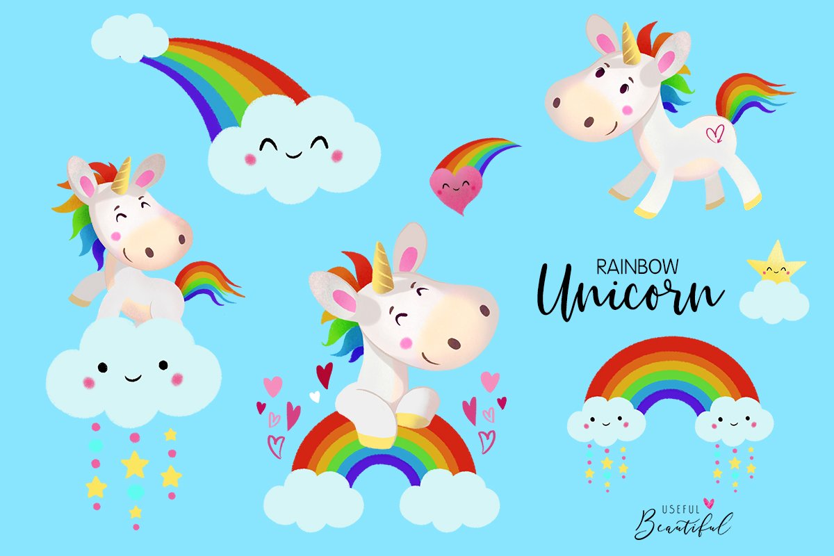 Rainbow Unicorn preview image.