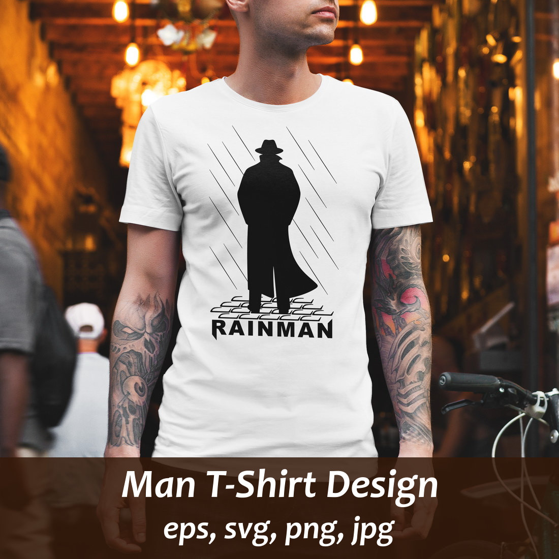 Man T-Shirt Sublimation cover image.