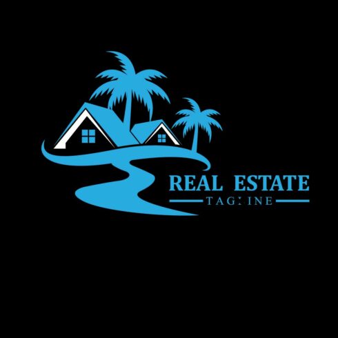 Real estate logo design cover image.