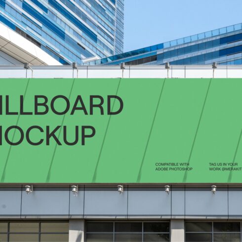 Urban City Billboard PSD Mockup cover image.