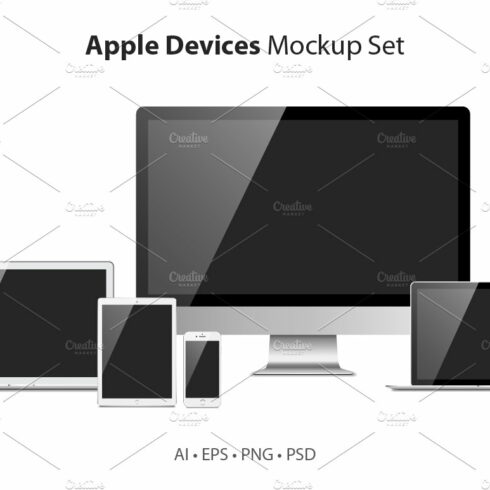 Apple Devices Mockup Set cover image.