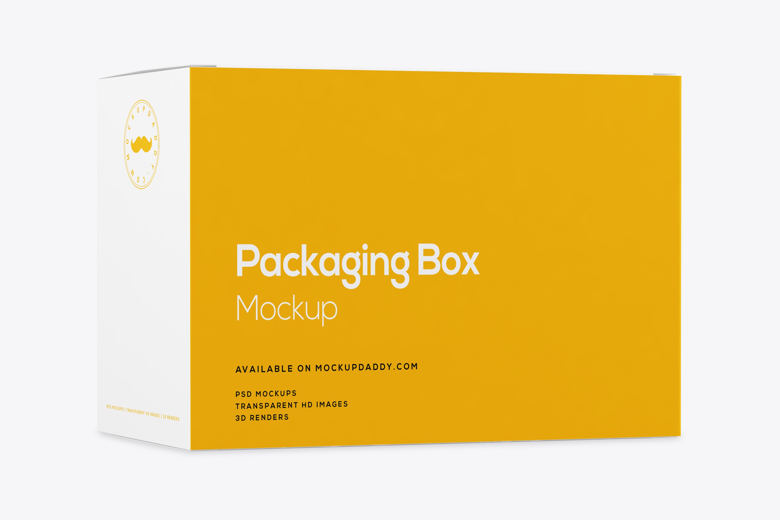 rectangle packaging box mockup front 1 551