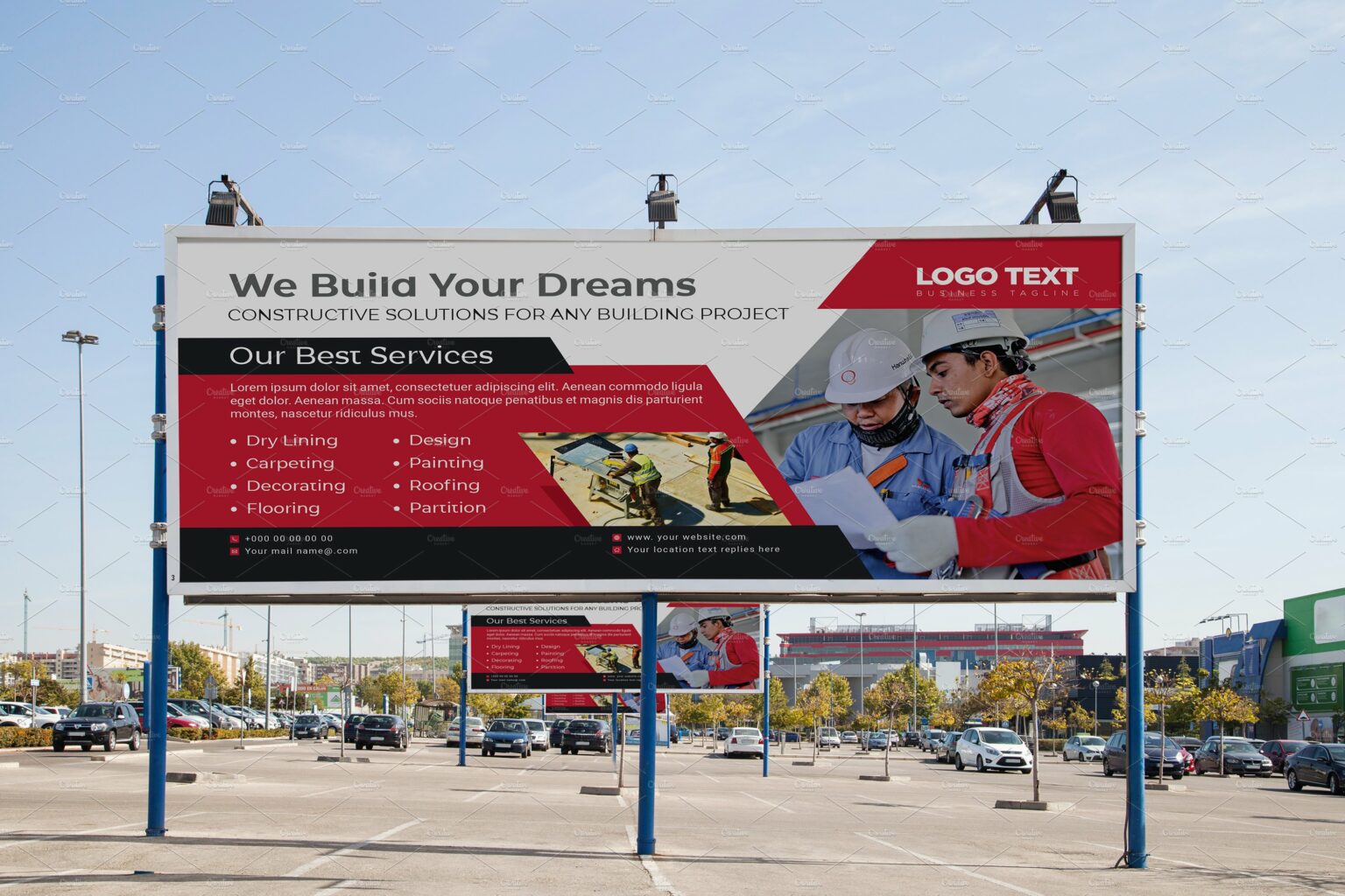 Construction Billboard Template – MasterBundles