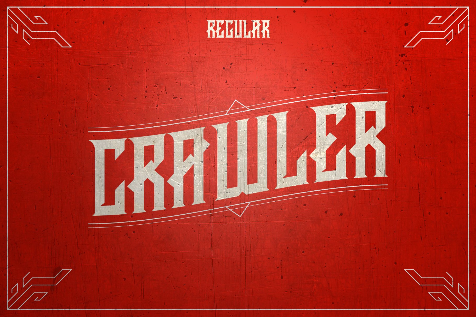 GRVS - Crawler Font preview image.