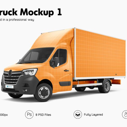 Box Truck Mockup 1 cover image.
