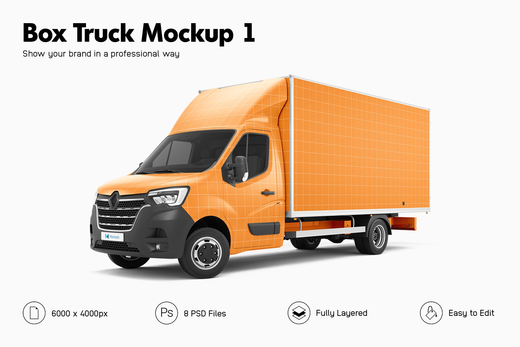 Box Truck Mockup 1 cover image.