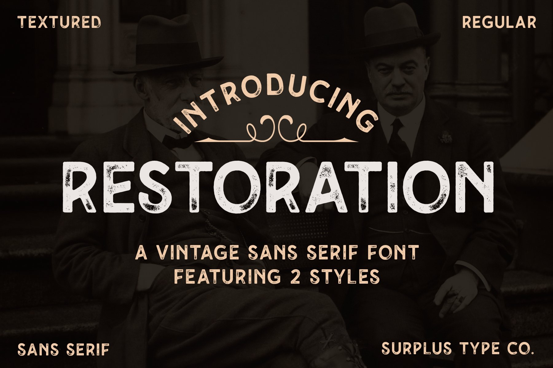 Restoration - Vintage Font cover image.