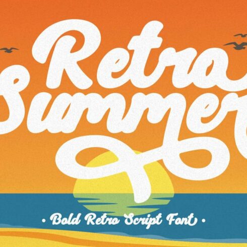 Retro Summer - Bold Retro Script cover image.