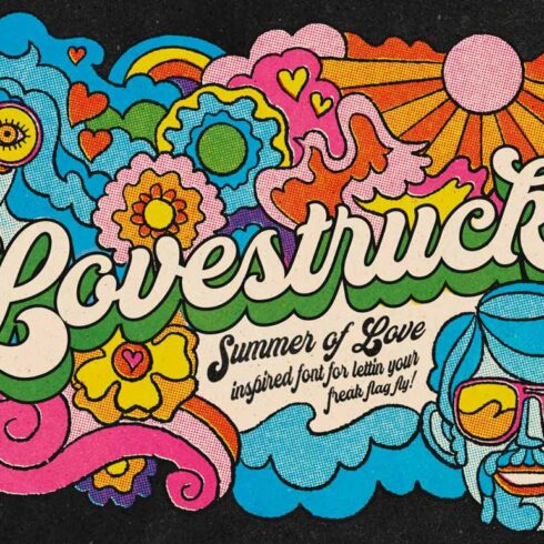 Lovestruck | 70s Script Font cover image.