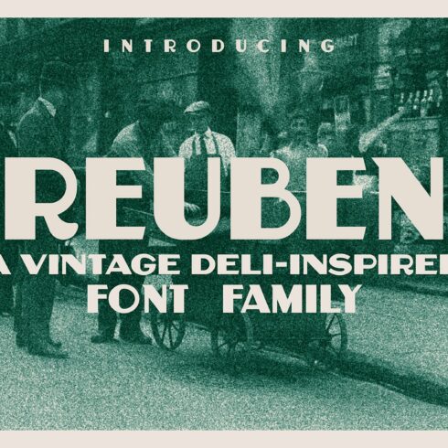 Reuben - A Vintage Display Font cover image.