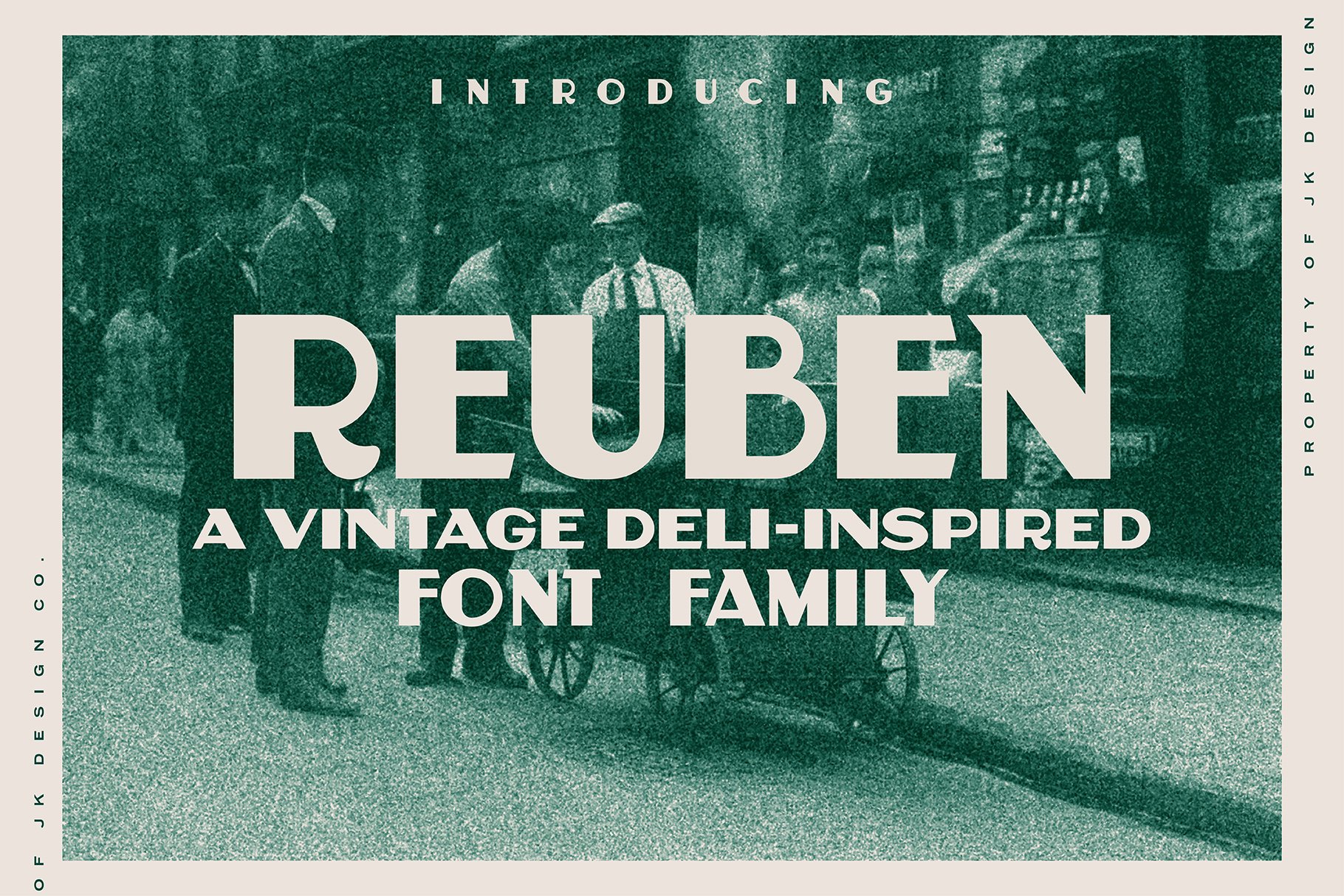 Reuben - A Vintage Display Font cover image.