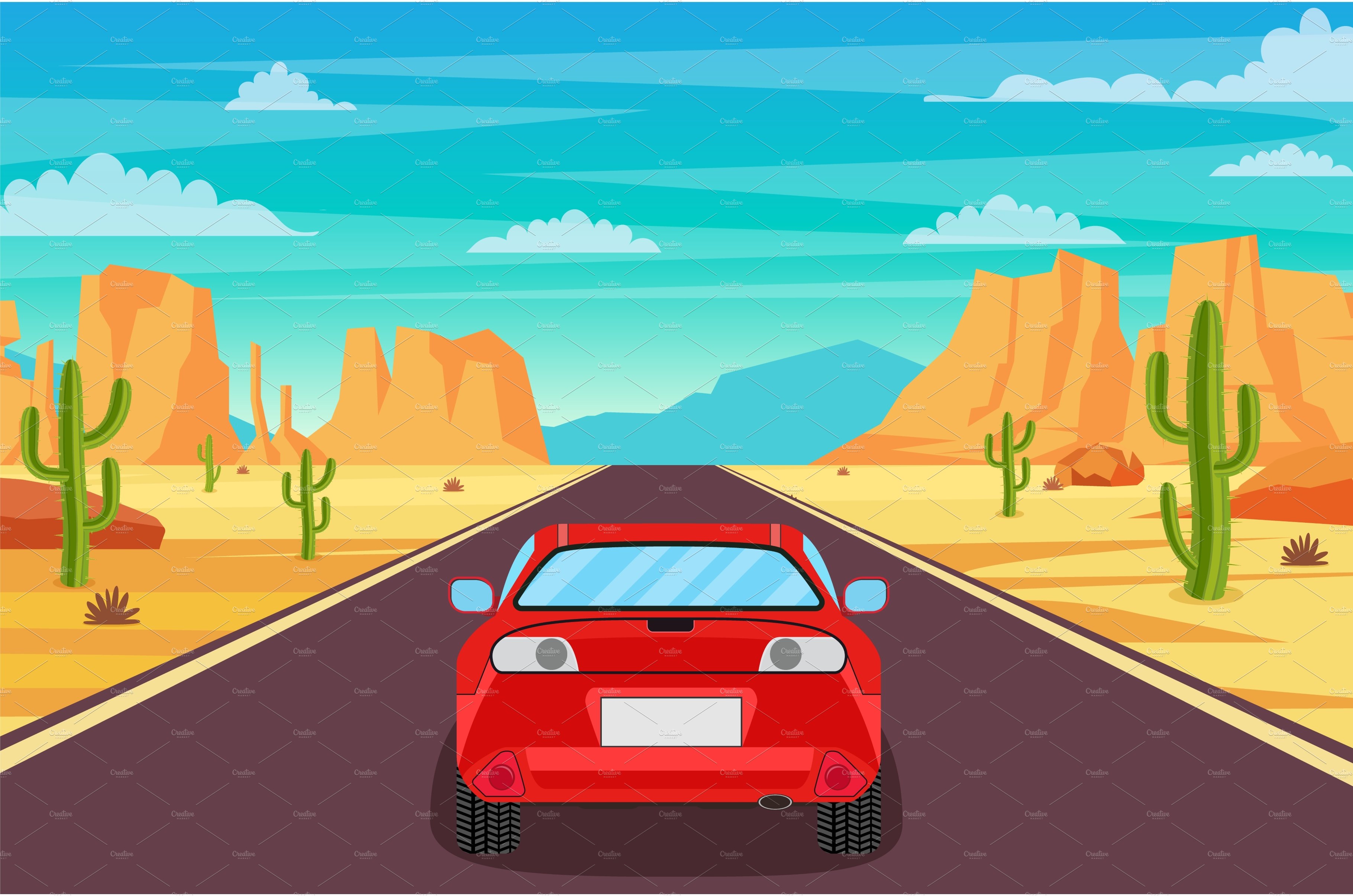 Road in desert cover image.