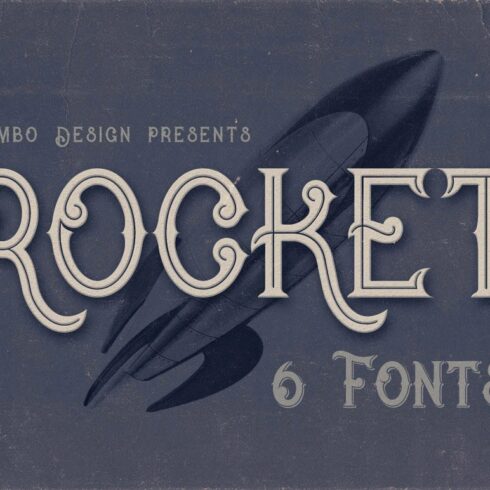 Rocket- Vintage Style Font cover image.