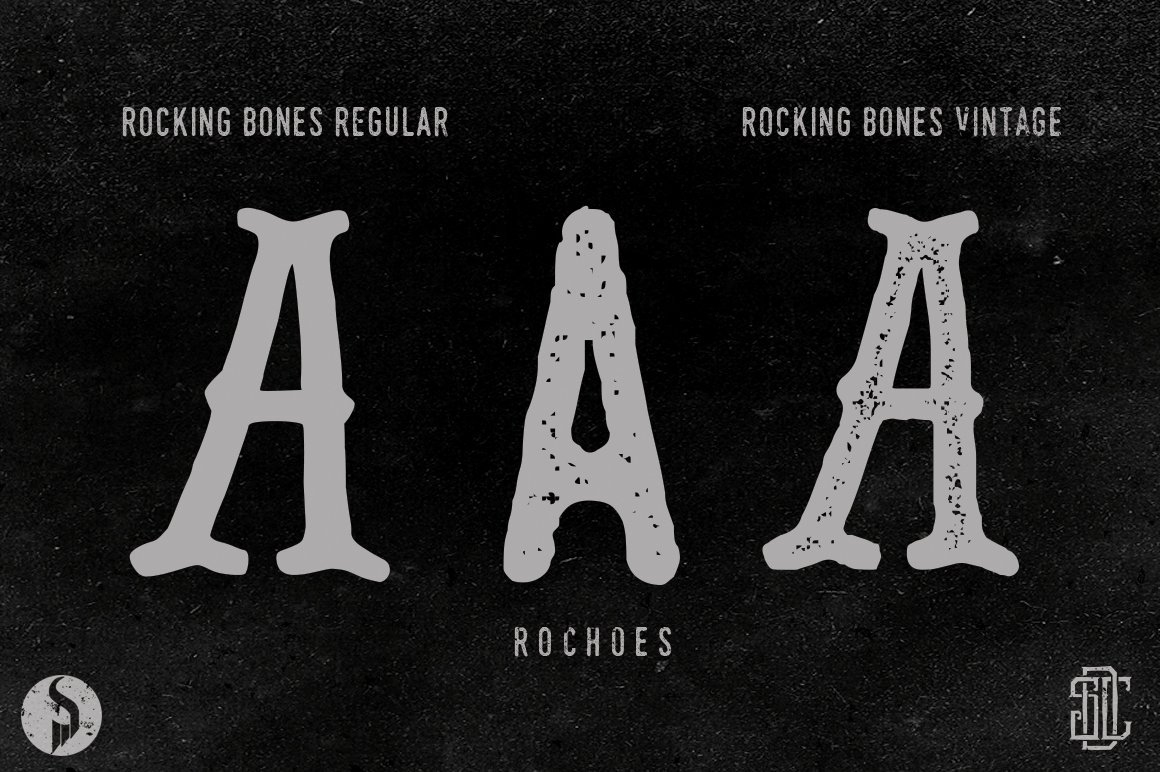 Rocking Rochoes Typeface preview image.