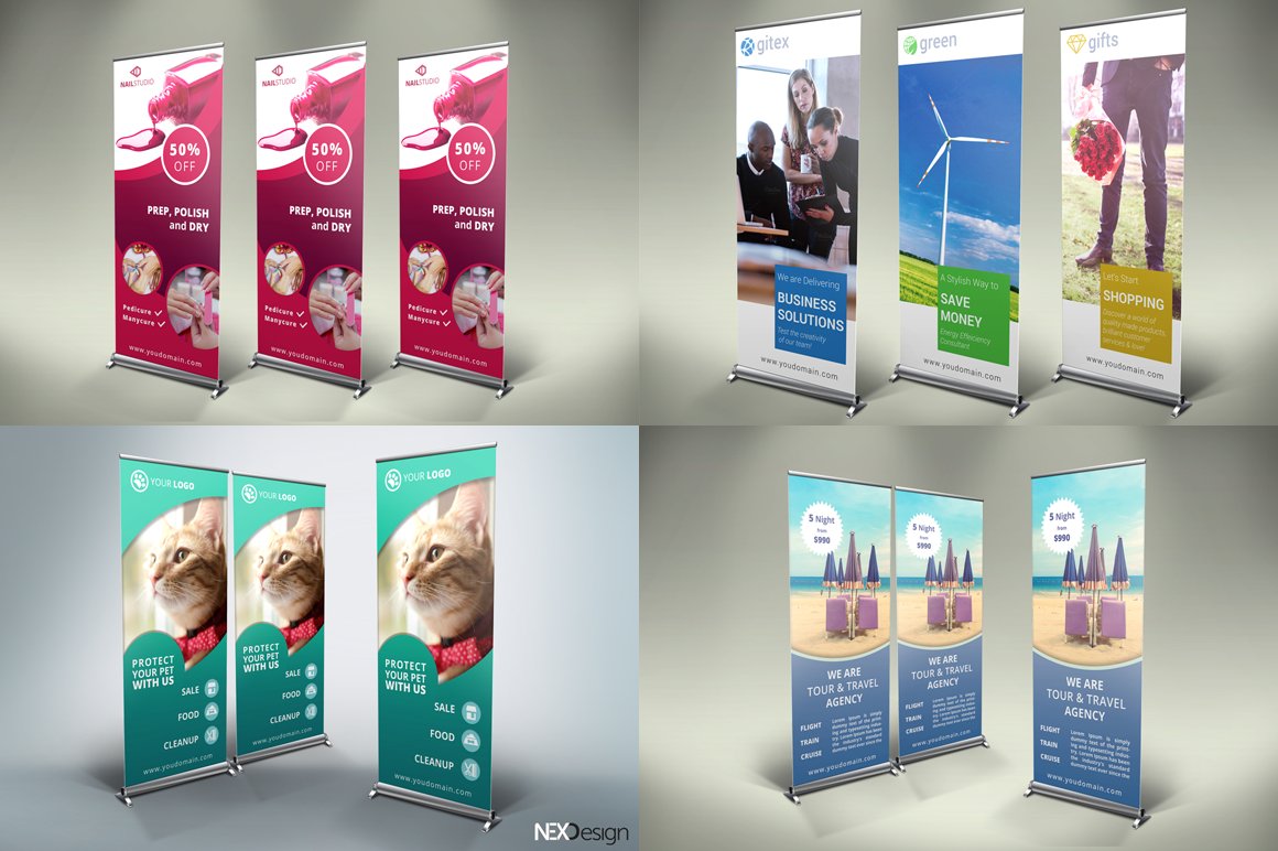 roll up banners bundle 3 607