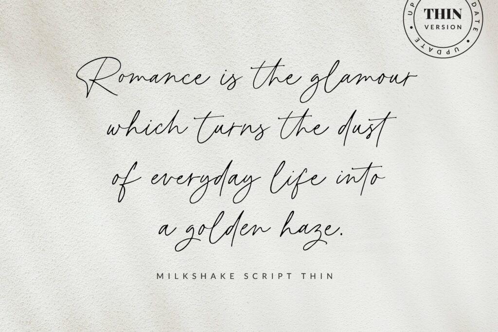 Milkshake Modern Handwritten Script – MasterBundles