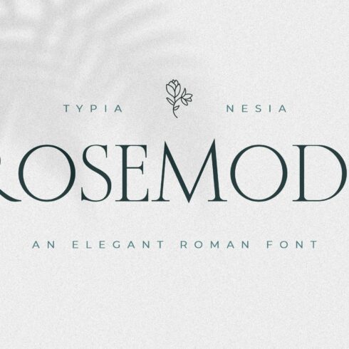 Rosemode - Roman Serif cover image.