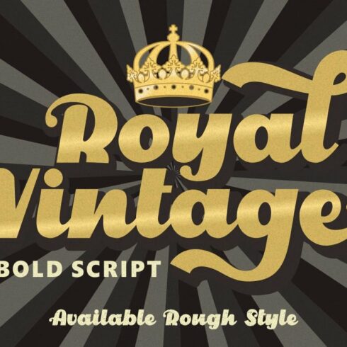 Royal Vintage - Bold Retro Font cover image.