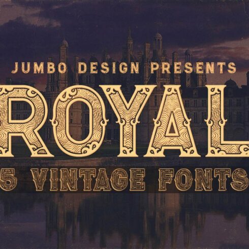 Royal - Vintage Style Font cover image.