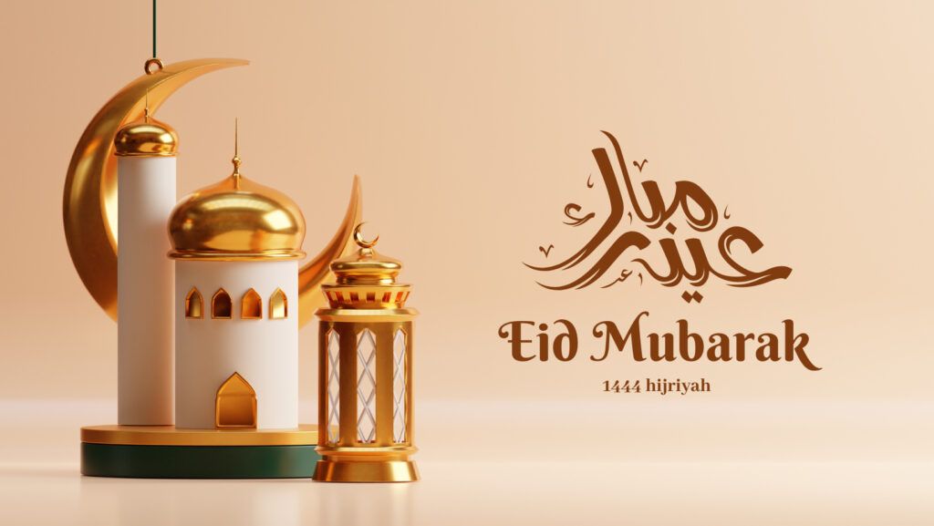 Eid Mubarak Editable Template for Social Media Post - MasterBundles