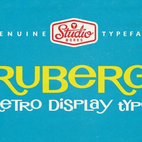 Ruberg | Retro Display Type! cover image.