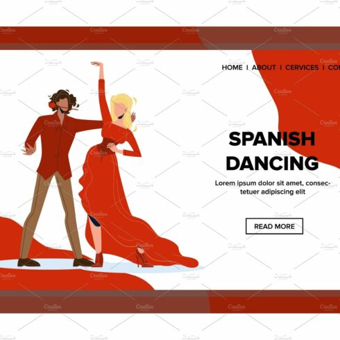 Spanish Dancing Couple Dancers Boy cover image.