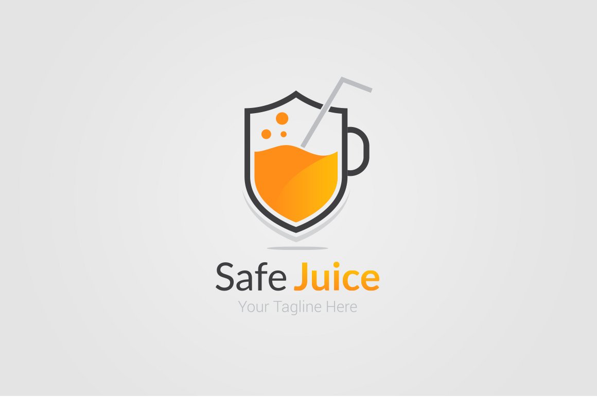 Safe Juice Logo Template preview image.