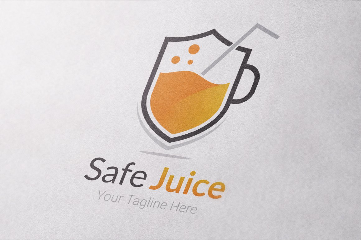 Safe Juice Logo Template cover image.