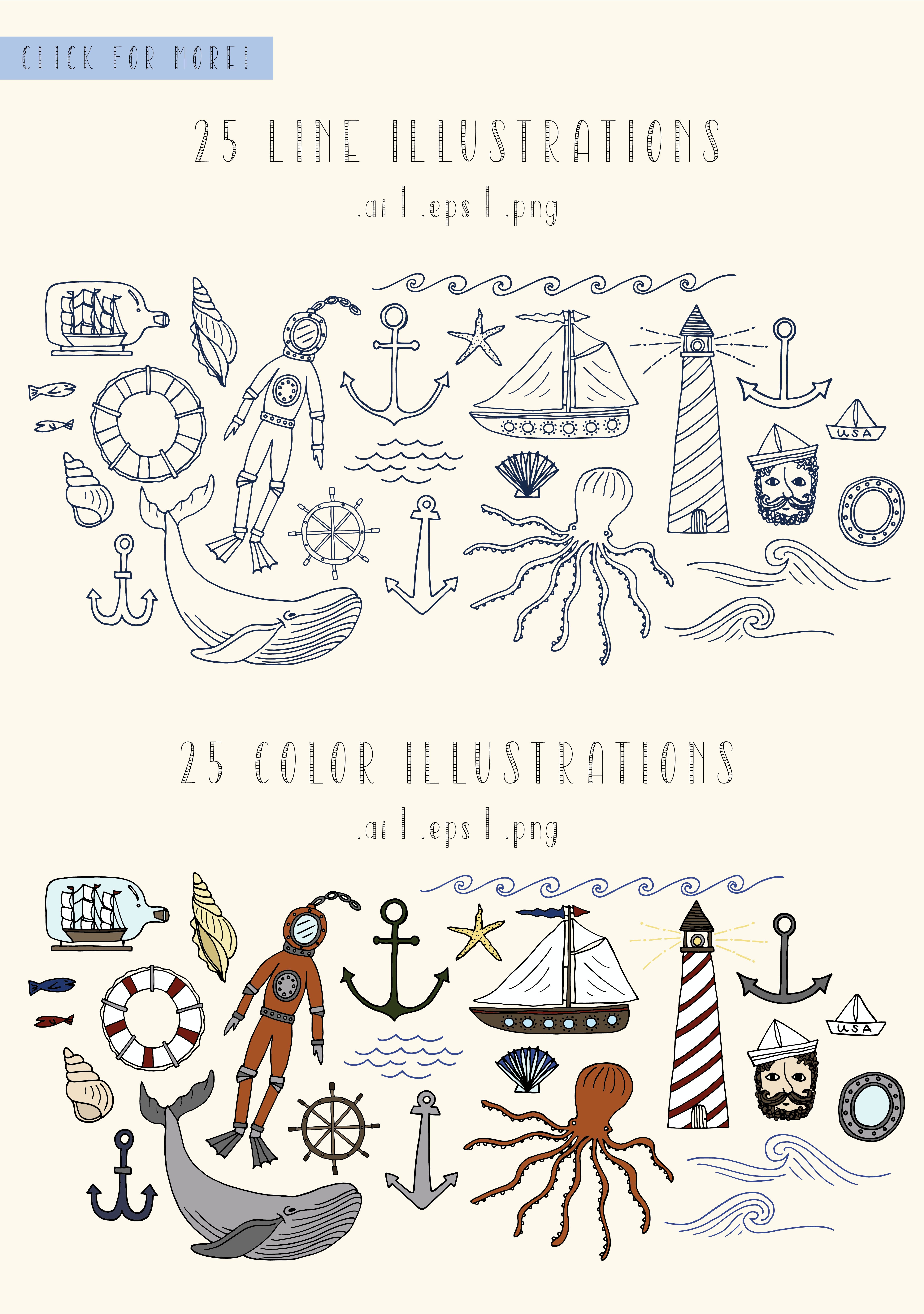 sailor stripes ilustrations 03 440