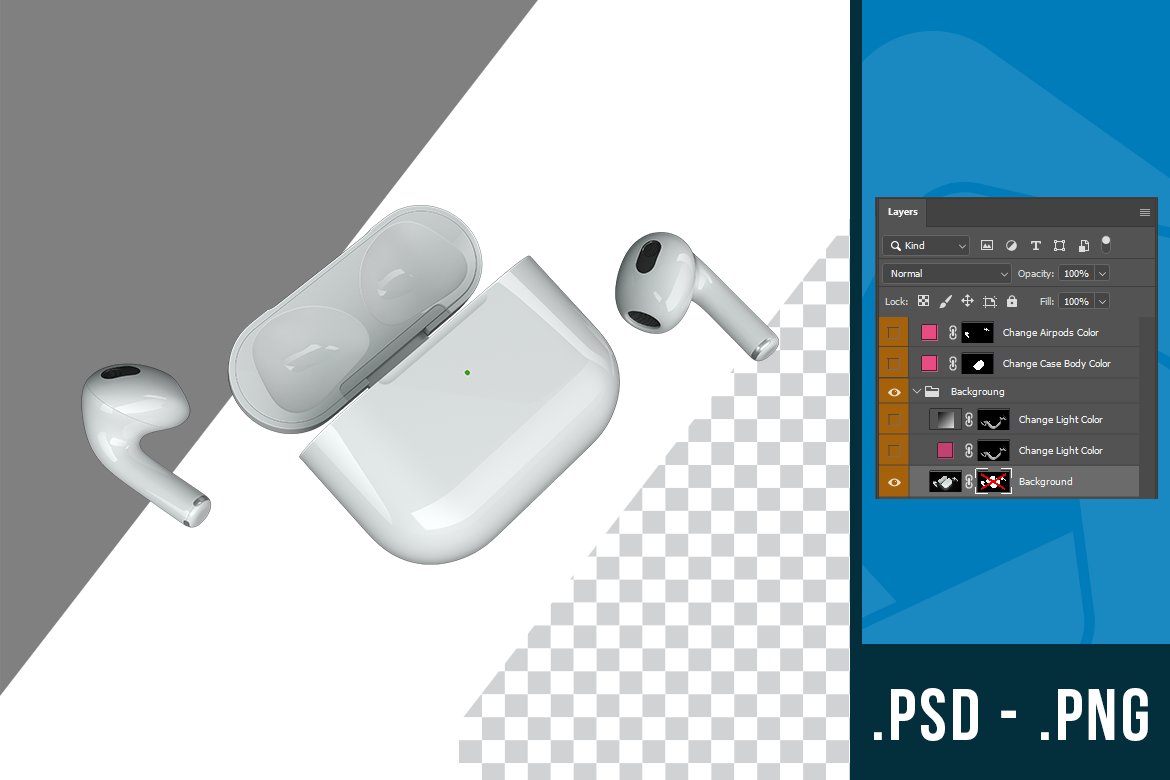 AirPods In Dark preview image.