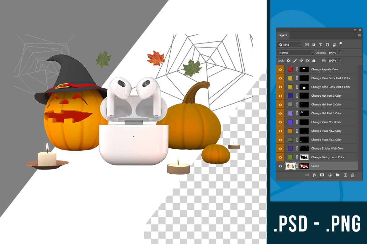 AirPods Halloween preview image.