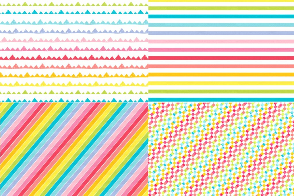 18 Rainbow Collection Papers – MasterBundles