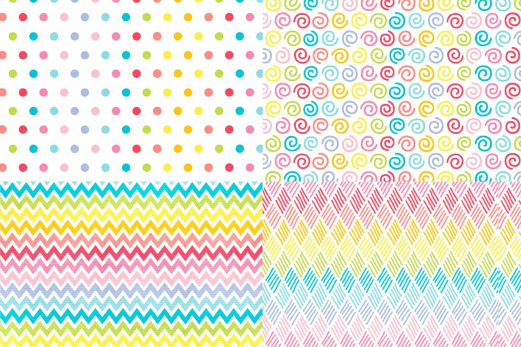 18 Rainbow Collection Papers – MasterBundles