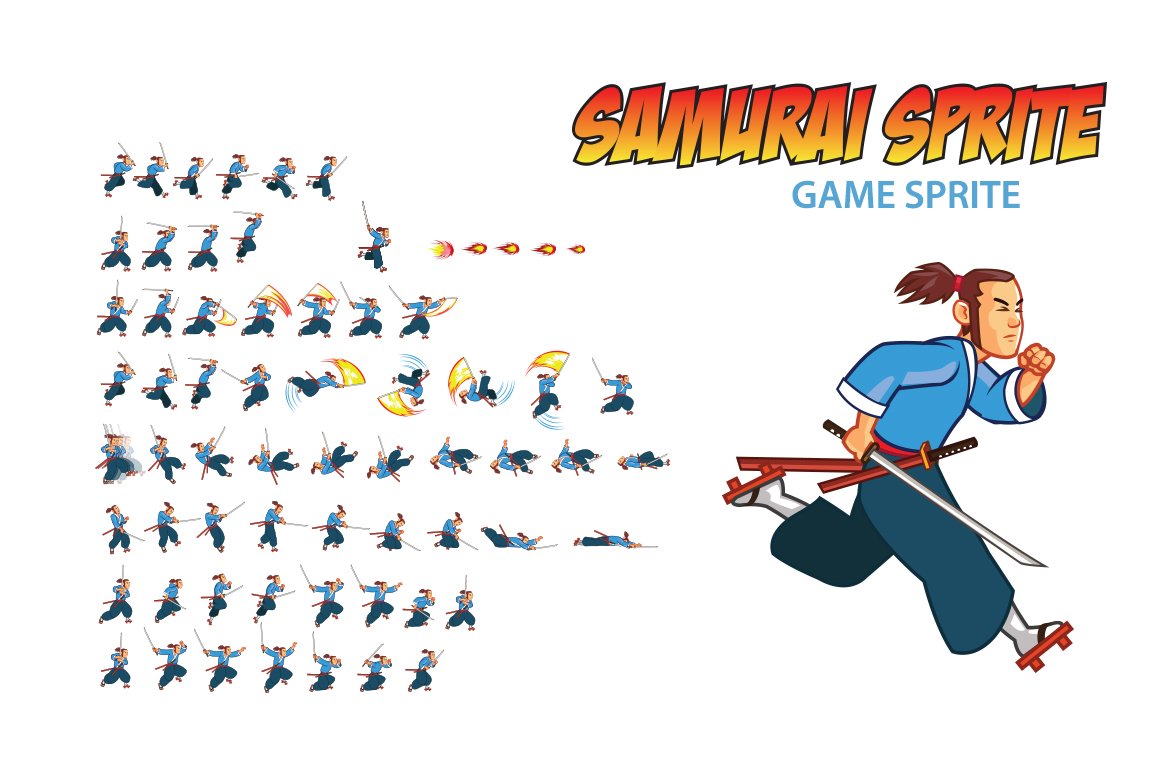 Samurai Game Sprite cover image.